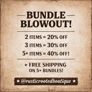 BUNDLE BLOW OUT SALE